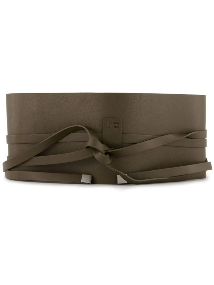 Altuzarra tie-fastening wide belt - Brown Cover