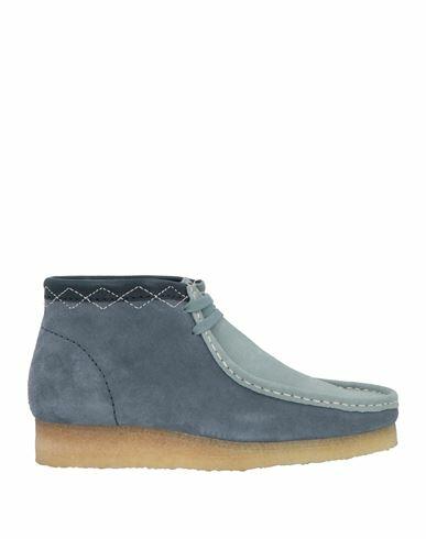 Clarks Originals Woman Ankle boots Pastel blue Leather Cover