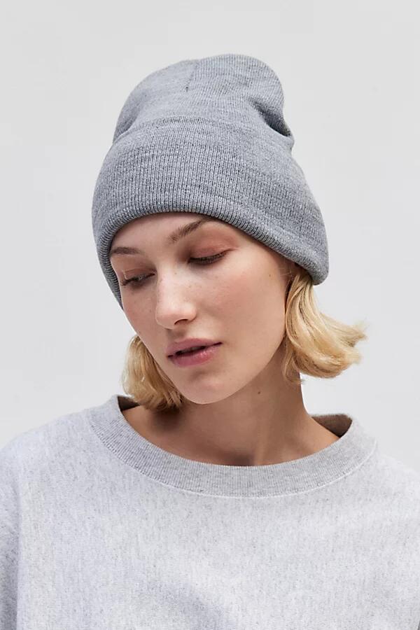 Urban Outfitters UO Jessie Basic Beanie in Light Grey Cover