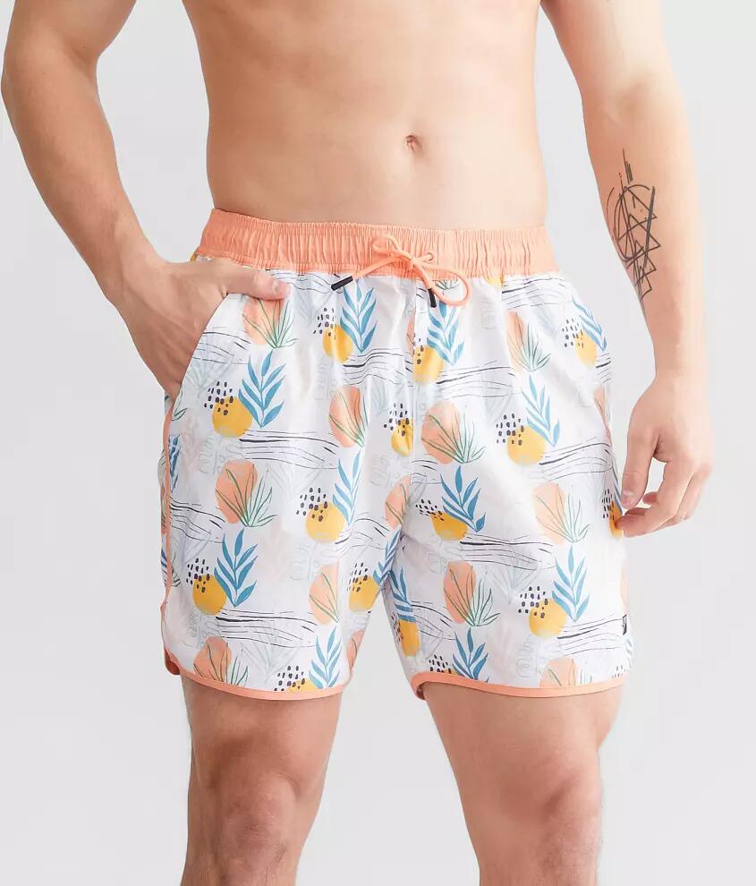 Flomotion Citrus Bloom Volley Stretch Swim Trunks Cover