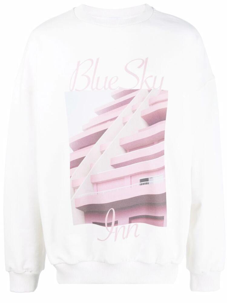 BLUE SKY INN logo print sweatshirt - Neutrals Cover