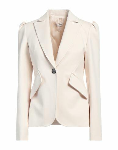 Meimeij Woman Blazer Beige Viscose, Polyamide, Elastane Cover