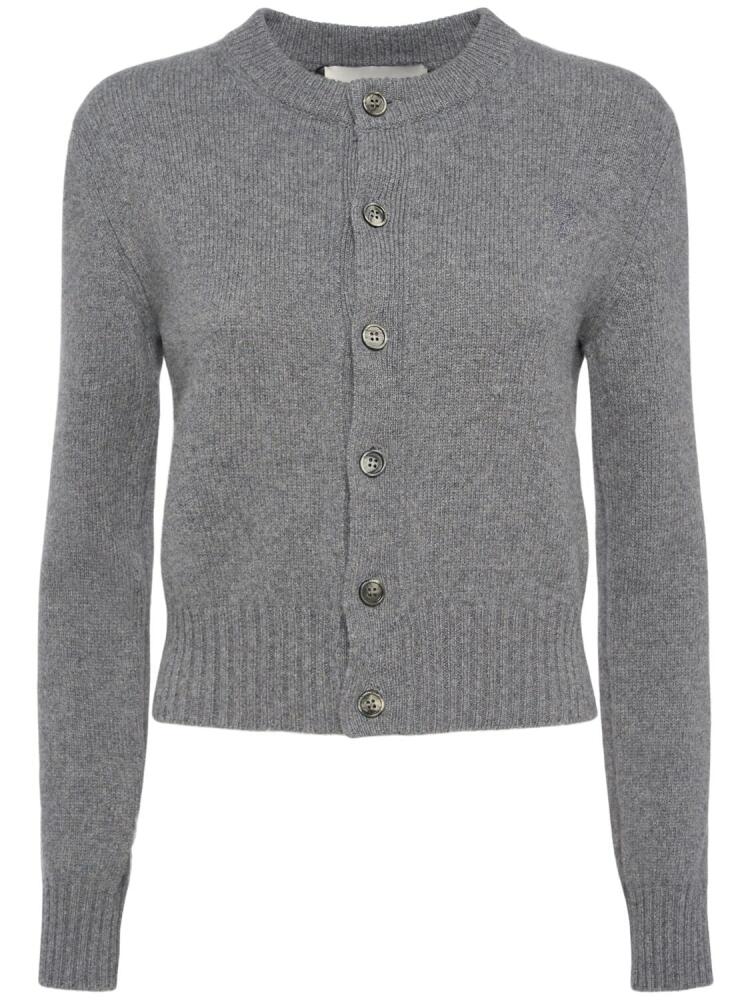 AMI PARIS Cashmere & Wool Cardigan Cover