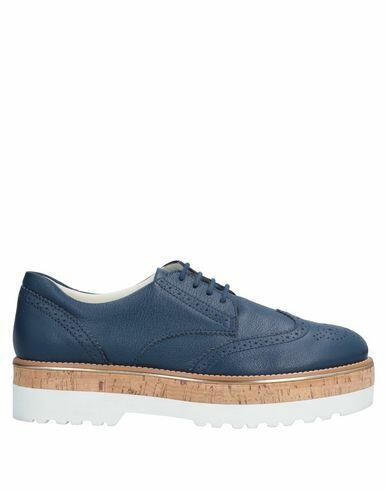 Hogan Woman Lace-up shoes Midnight blue Soft Leather Cover