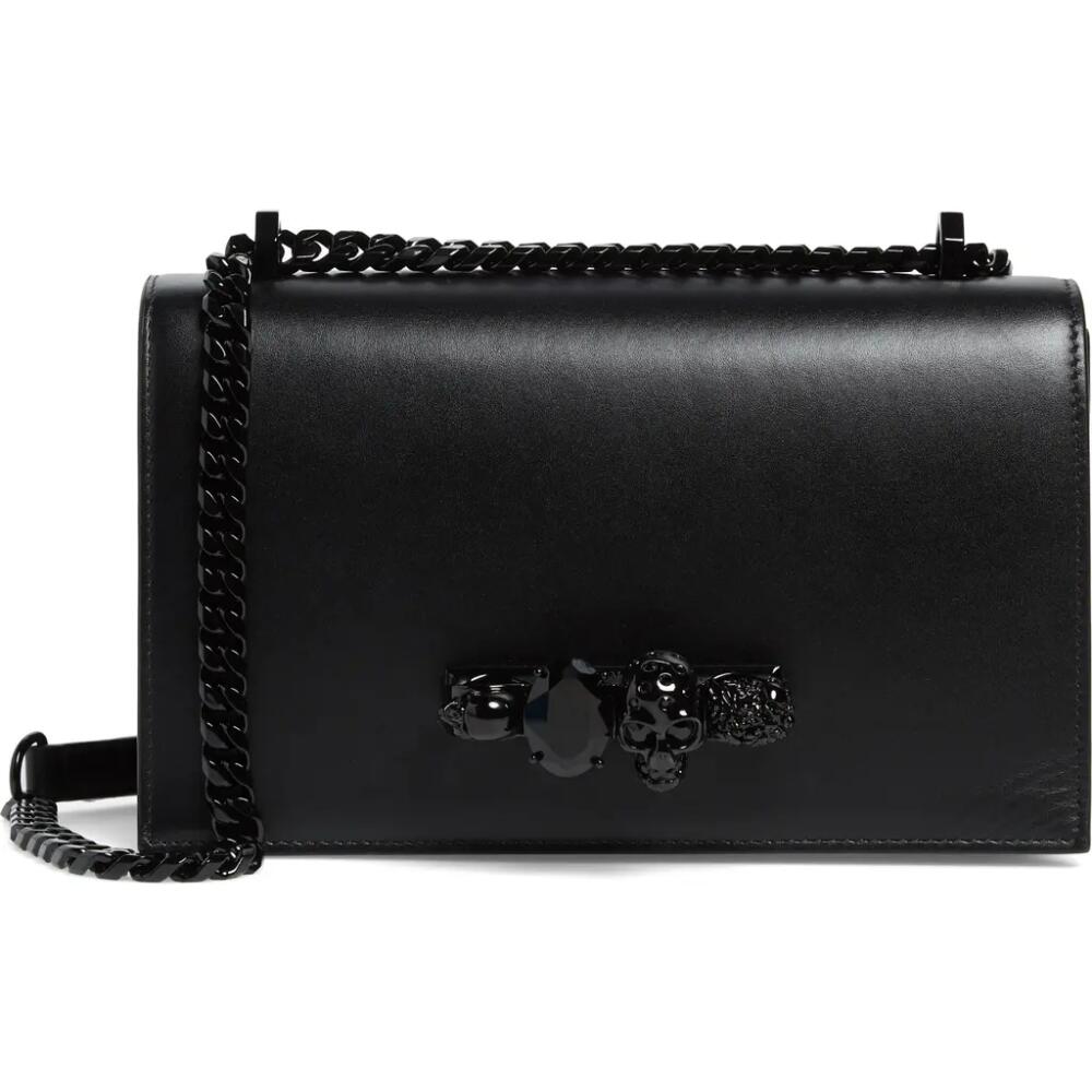 Alexander McQueen Blackout Leather Crossbody Knuckle Bag Cover