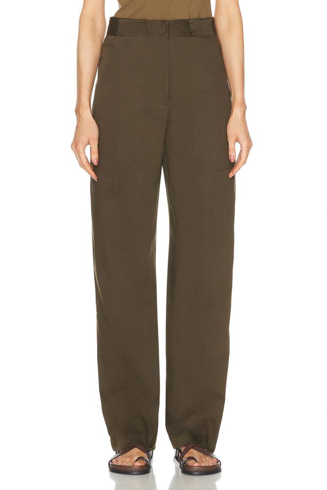 Matteau Utility Trouser in Olive Cover