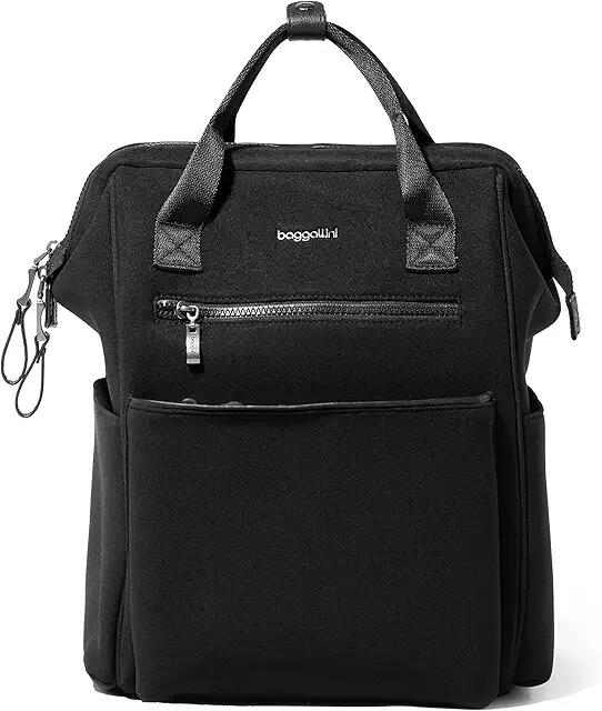 Baggallini Soho Backpack (Black Neoprene) Backpack Bags Cover