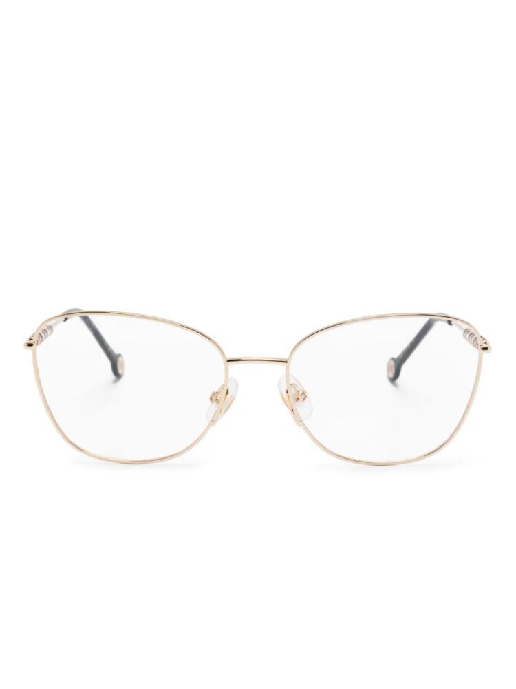 Carolina Herrera Her 0104 wayfarer-frame glasses - Gold Cover