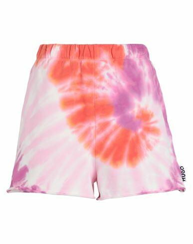 Hugo Woman Shorts & Bermuda Shorts Pink Cotton Cover