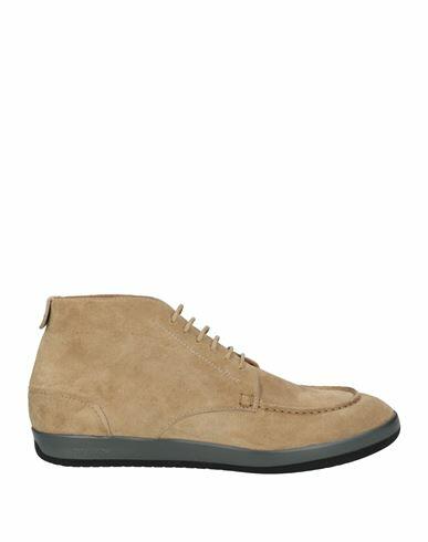 Emporio Armani Man Ankle boots Khaki Leather Cover