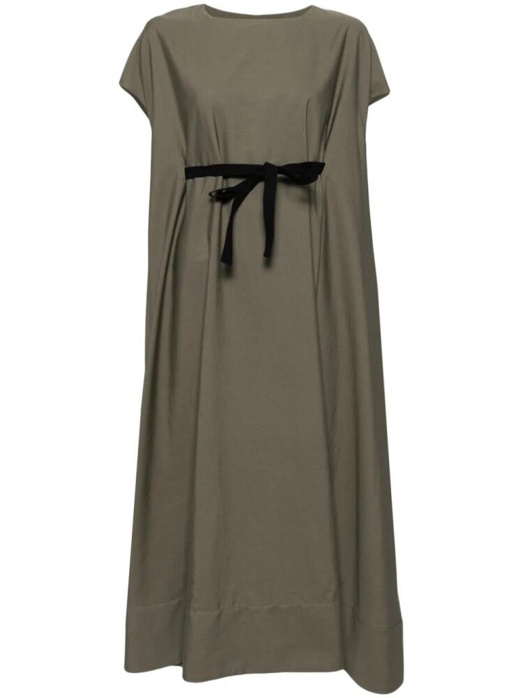 MM6 Maison Margiela lace-up fastening dress - Green Cover