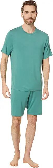 Eberjey Henry Shorts Pj Set (Agave) Men's Pajama Sets Cover