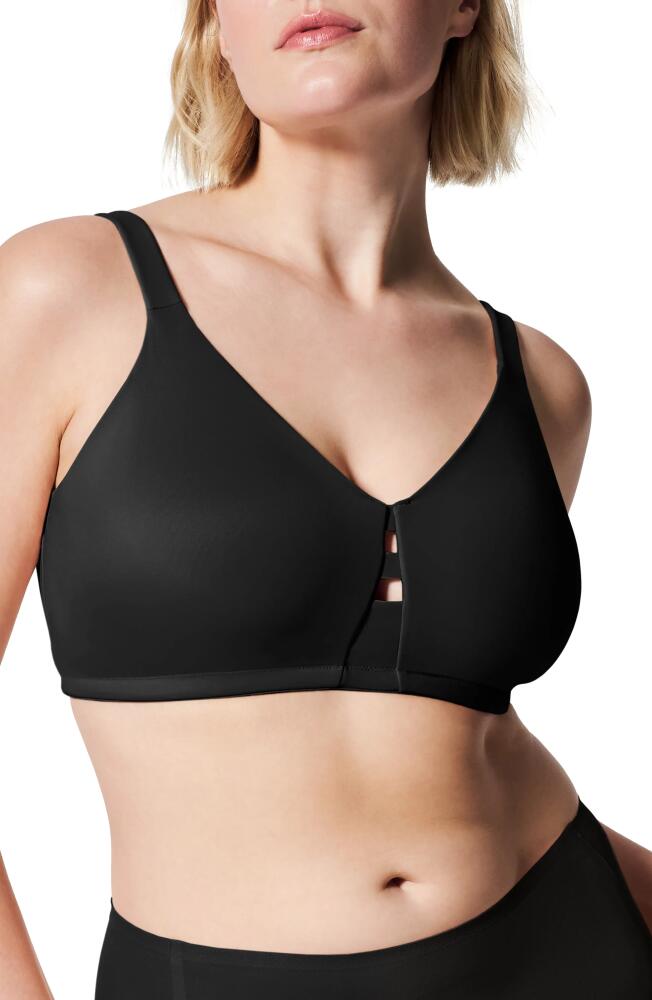 SPANX Low Profile Cushioned Underwire Minimizer Bra in Very Black Cover