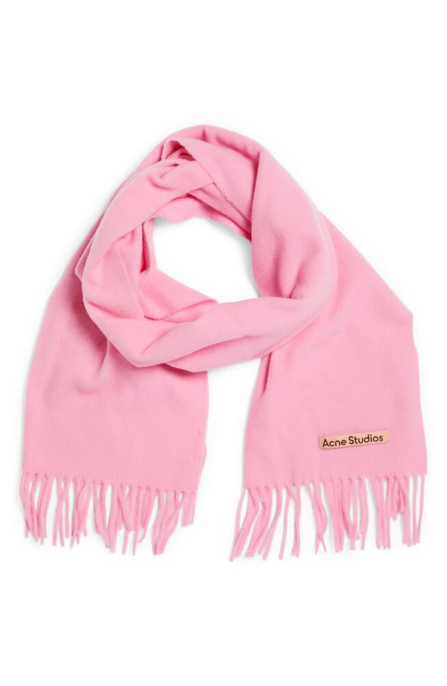 Acne Studios Wool Scarf in Bubble Pink Cover