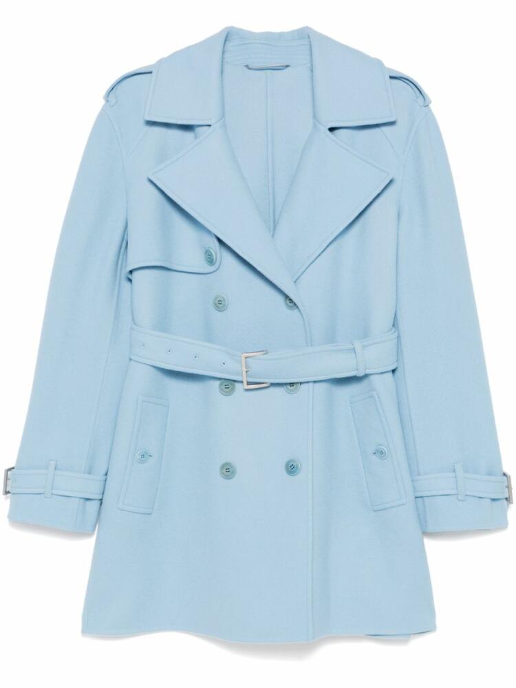 Ermanno Scervino virgin wool coat - Blue Cover