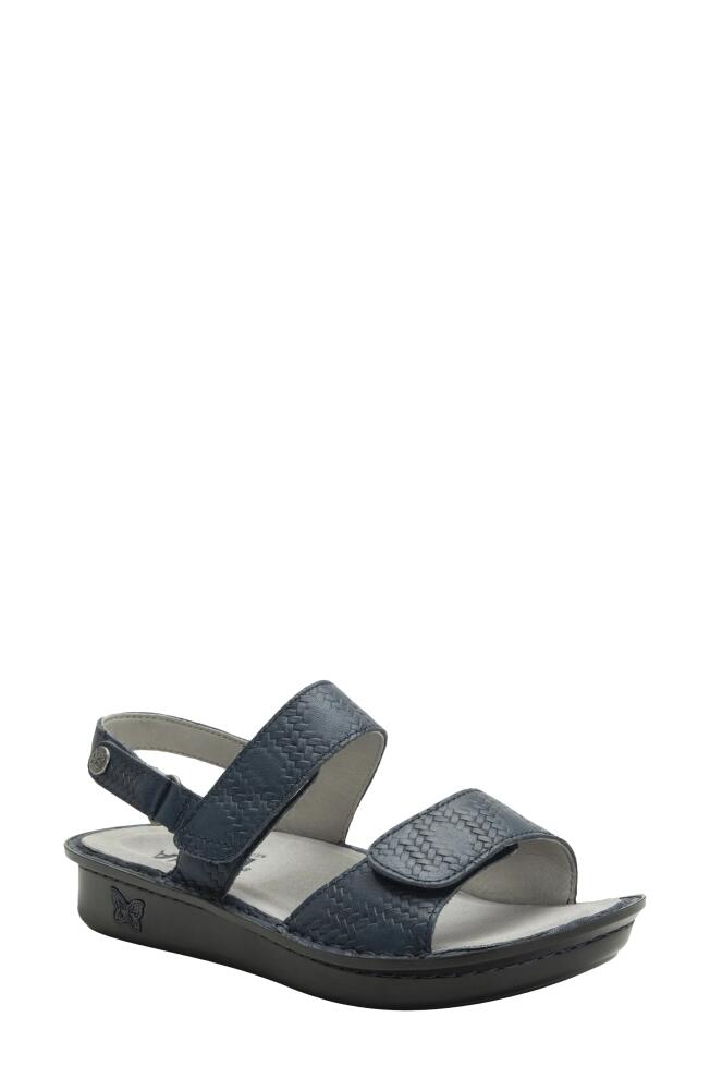 Alegria by PG Lite Verona Sandal in Basketry Navy Cover