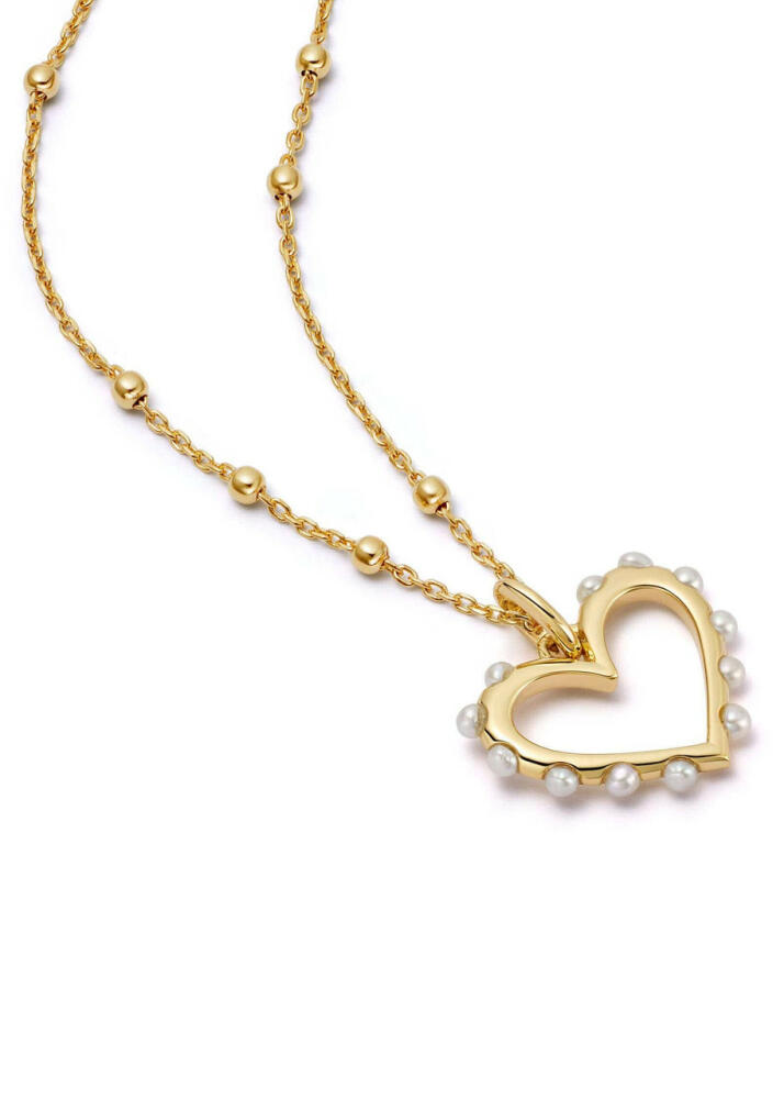 Daisy London Heart 18kt Gold-plated Necklace Cover