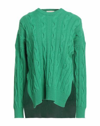 Drumohr Woman Sweater Green Cashmere Cover