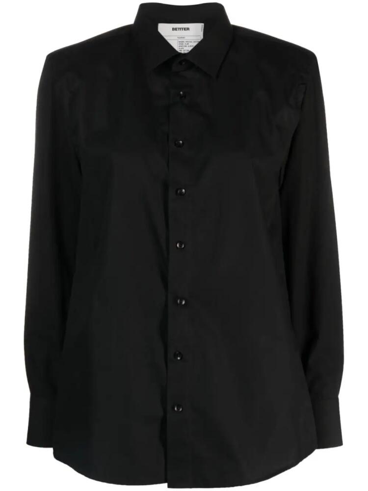 BETTTER split-sleeve shirt - Black Cover