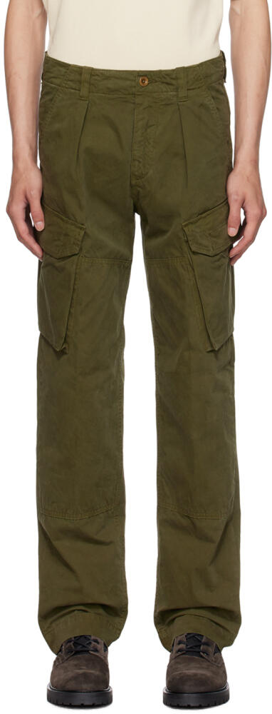 Belstaff Green Stanham Cargo Pants Cover