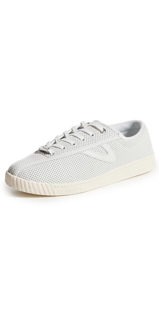 Tretorn Tretorn Nylite Elite Plus Perforated Leather Sneakers White White Cover