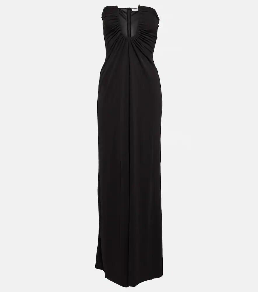 Christopher Esber Ruched strapless maxi dress Cover