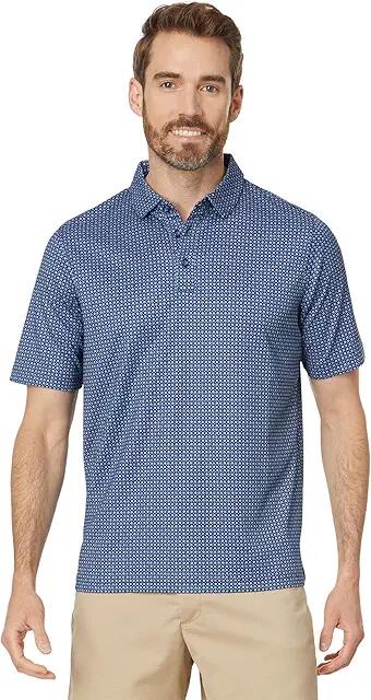 Johnston & Murphy Xc4 Performance Polo (Navy Geo) Men's Clothing Cover