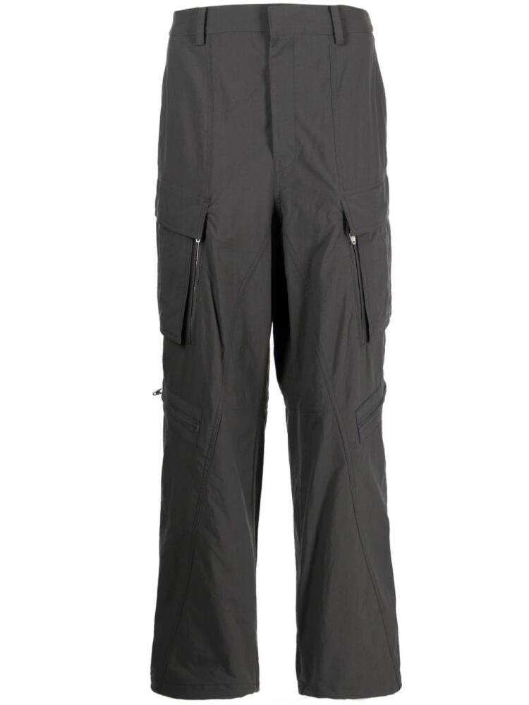 Juun.J wide-leg cargo trousers - Grey Cover