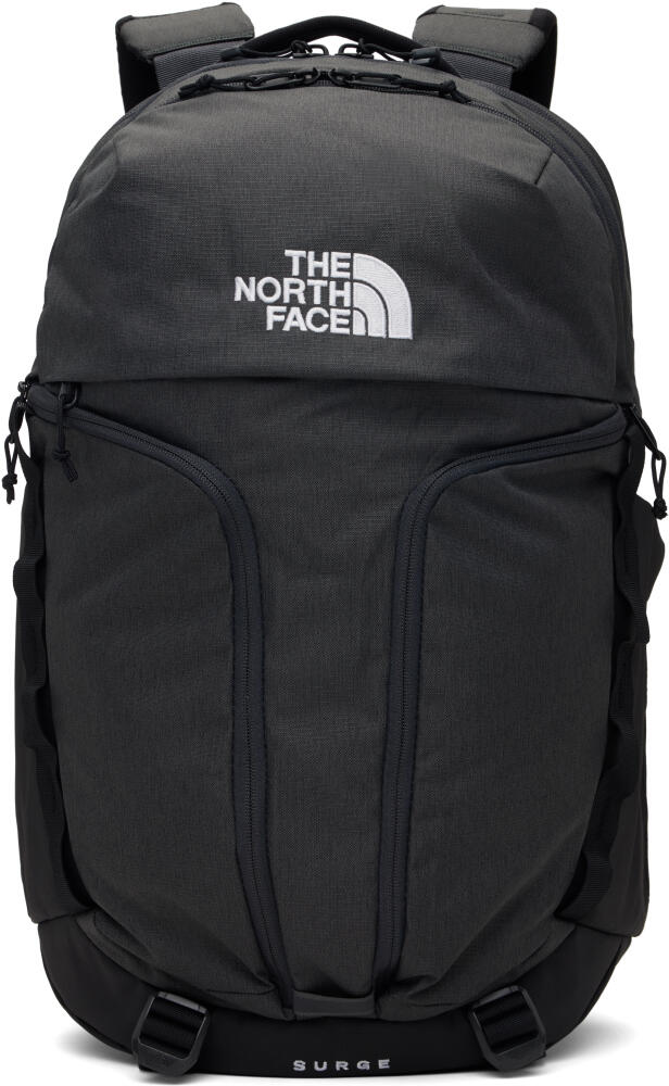 The North Face Gray & Black Surge Backpack Cover