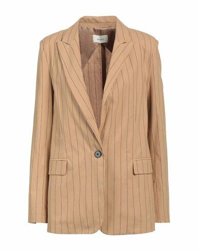 Vicolo Woman Blazer Camel Cotton, Polyester Cover