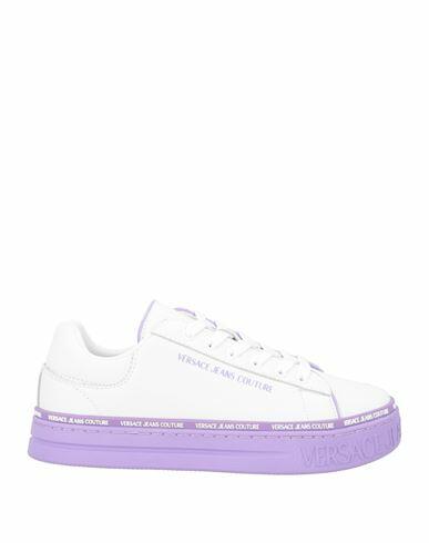 Versace Jeans Couture Woman Sneakers White Leather Cover