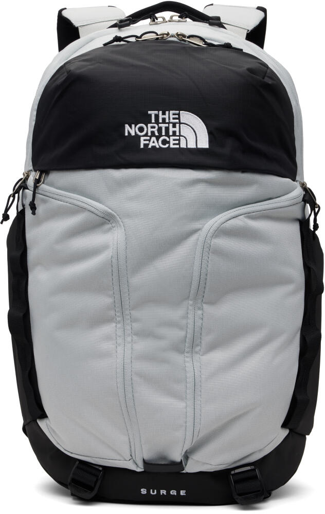 The North Face Gray & Black Surge Backpack Cover