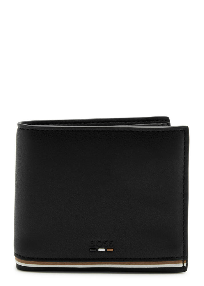 Boss Ray Logo Leather Wallet - Black Cover