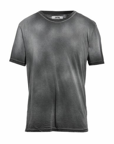 Grifoni Man T-shirt Steel grey Cotton Cover