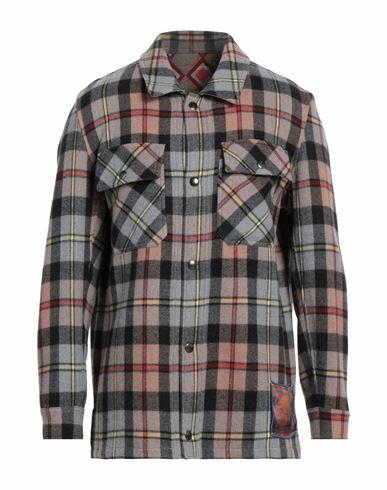 Pierre-louis Mascia Man Shirt Grey Wool Cover