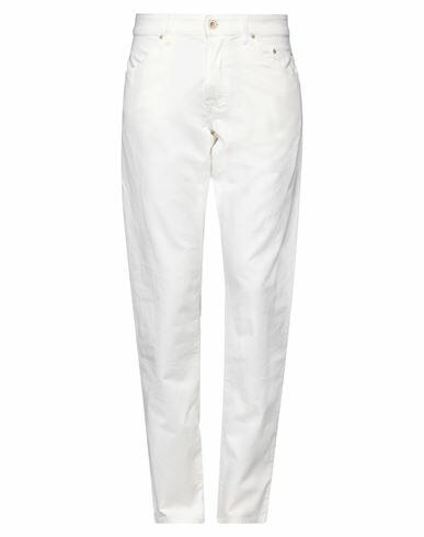 Siviglia Man Pants Ivory Cotton, Linen, Elastane Cover