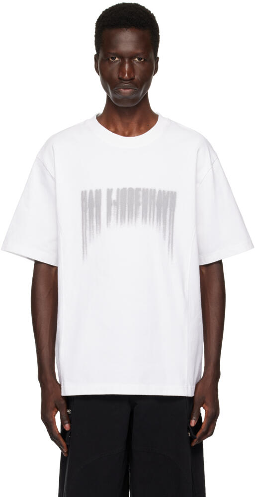 Han Kjobenhavn White Faded Logo T-Shirt Cover