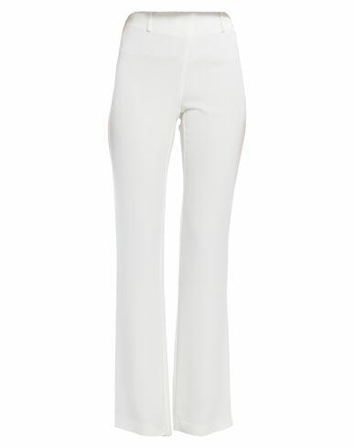 Cristinaeffe Woman Pants White Viscose, Elastane Cover