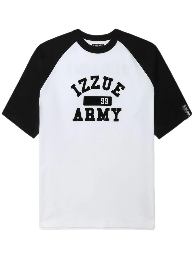 izzue logo-print cotton T-shirt - White Cover