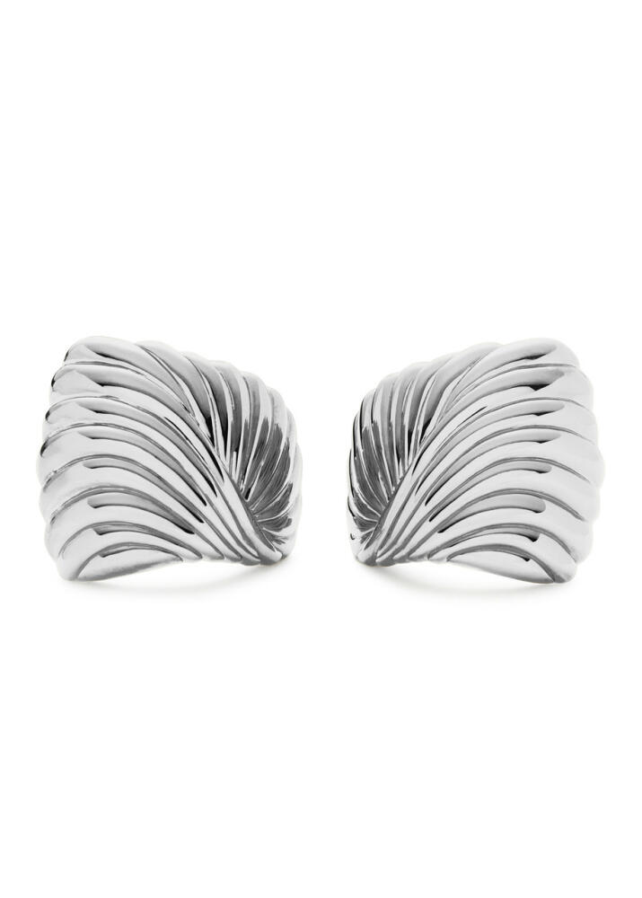 Missoma Ripple Silver-plated Stud Earrings Cover