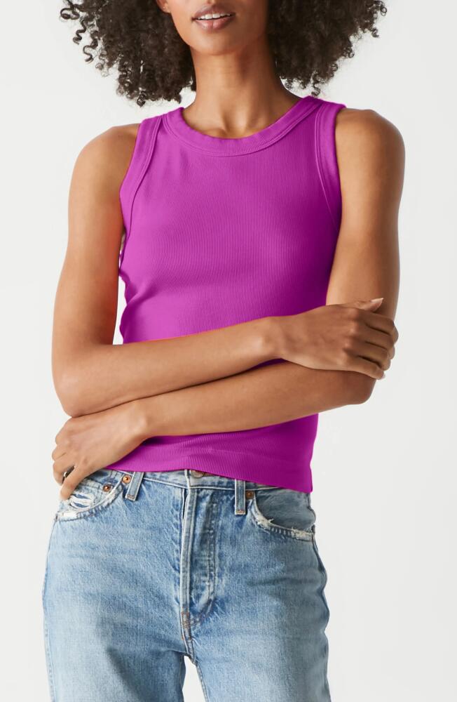 Michael Stars Gina Cotton & Modal Rib Tank in Ultraviolet Cover