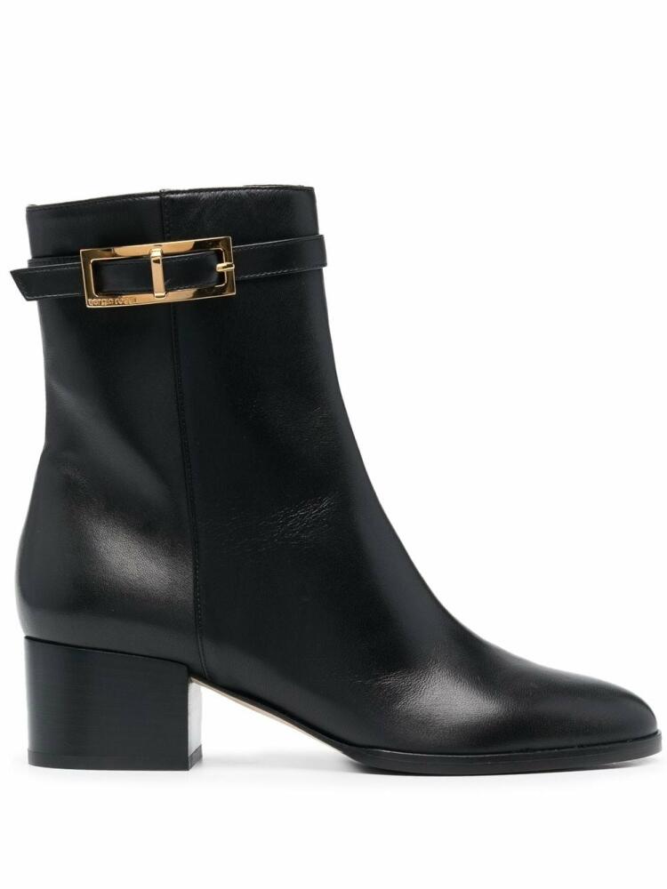 Sergio Rossi 65mm buckle-detail heeled boots - Black Cover