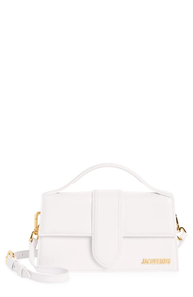 Jacquemus Jacquemas Le Bambino Grand Crossbody Satchel in White Cover