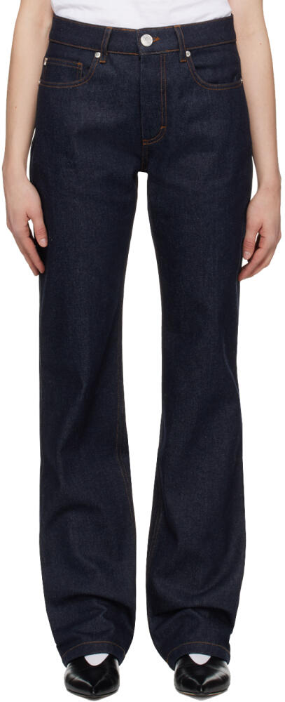 AMI Paris Indigo Straight-Fit Jeans Cover