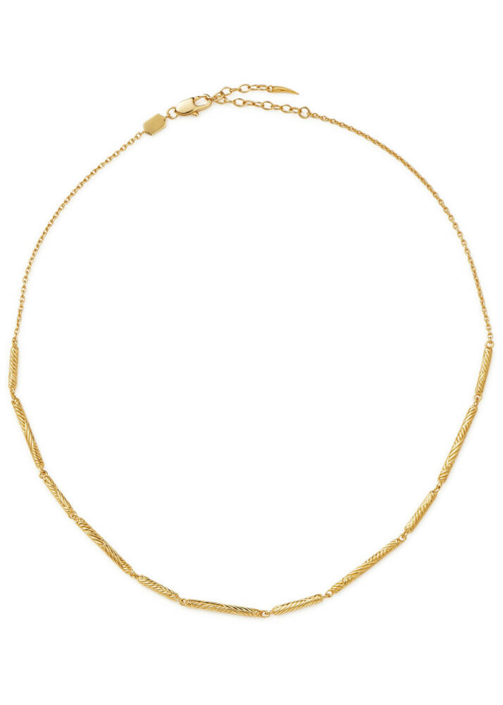 Missoma Wavy Ridge 18kt Gold-plated Choker Cover