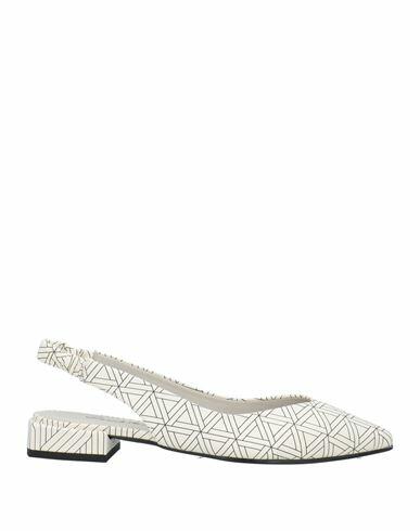 Daniele Ancarani Woman Ballet flats White Soft Leather Cover