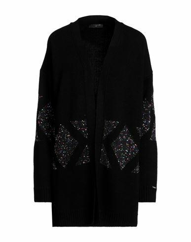 Gaëlle Paris Woman Cardigan Black Acrylic, Polyester, Polyamide Cover