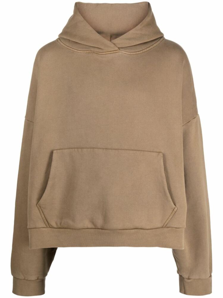 ENTIRE STUDIOS drop-shoulder cotton hoodie - Neutrals Cover