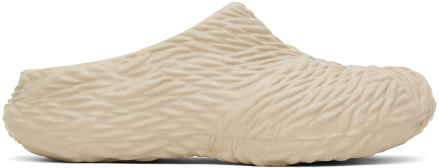 Emporio Armani Beige Wave Mules Cover