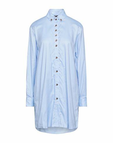 Trussardi Woman Shirt Sky blue Cotton Cover